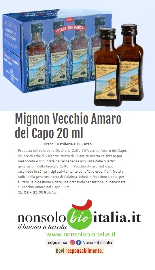 Vecchio Amaro del Capo Mignon 5 cl - nonsolobioitalia